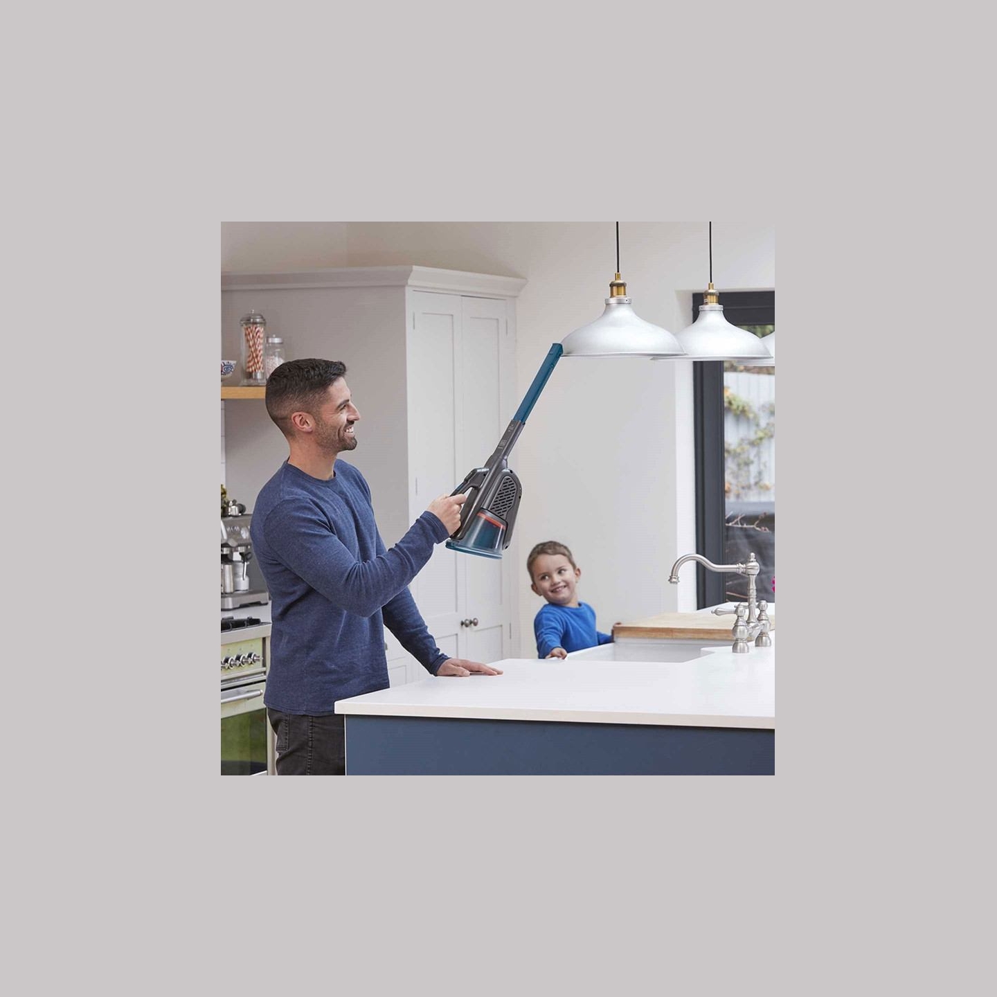 Black & Decker Vacuum Cleaner | BHHV320B-QW | Cordless operating | Handheld | 12 V | Operating time (max) 20 min | Gray/Blue