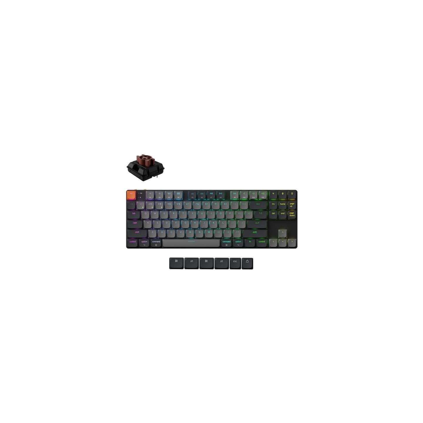 Keychron KEYBOARD WRL K1 RGB/BLACK K1X-B3 KEYCHRON