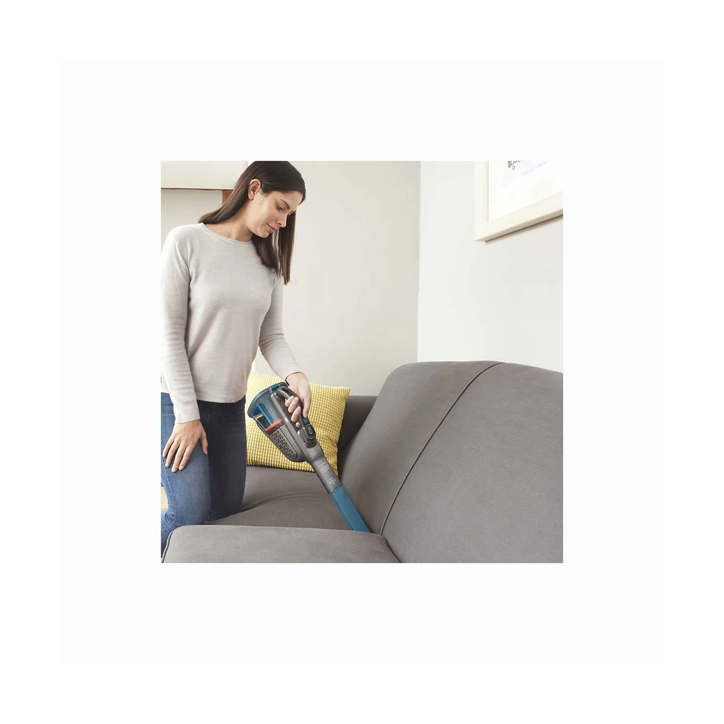 Black & Decker Vacuum Cleaner | BHHV320B-QW | Cordless operating | Handheld | 12 V | Operating time (max) 20 min | Gray/Blue