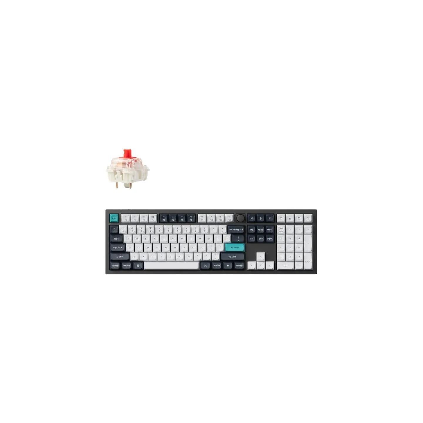 Keychron KEYBOARD WRL Q6 MAX RGB/CARBON BLACK Q6M-M1 KEYCHRON