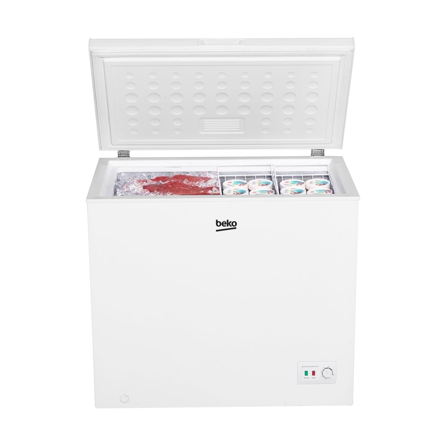 Beko Freezer box CF200EWN, Energy class E, 198L, Width 90.5 cm, Height 84.5 cm, White / CF200EWN