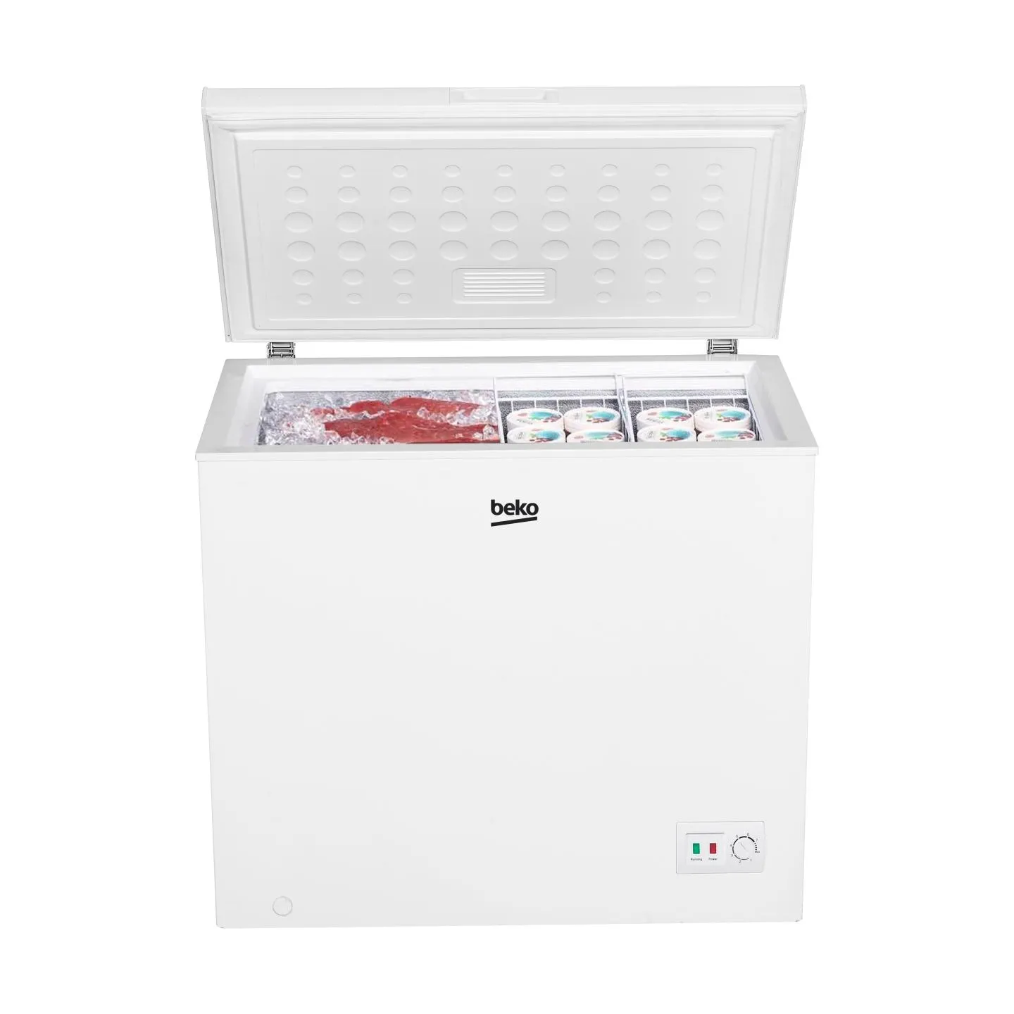 Beko Freezer box CF200EWN, Energy class E, 198L, Width 90.5 cm, Height 84.5 cm, White / CF200EWN