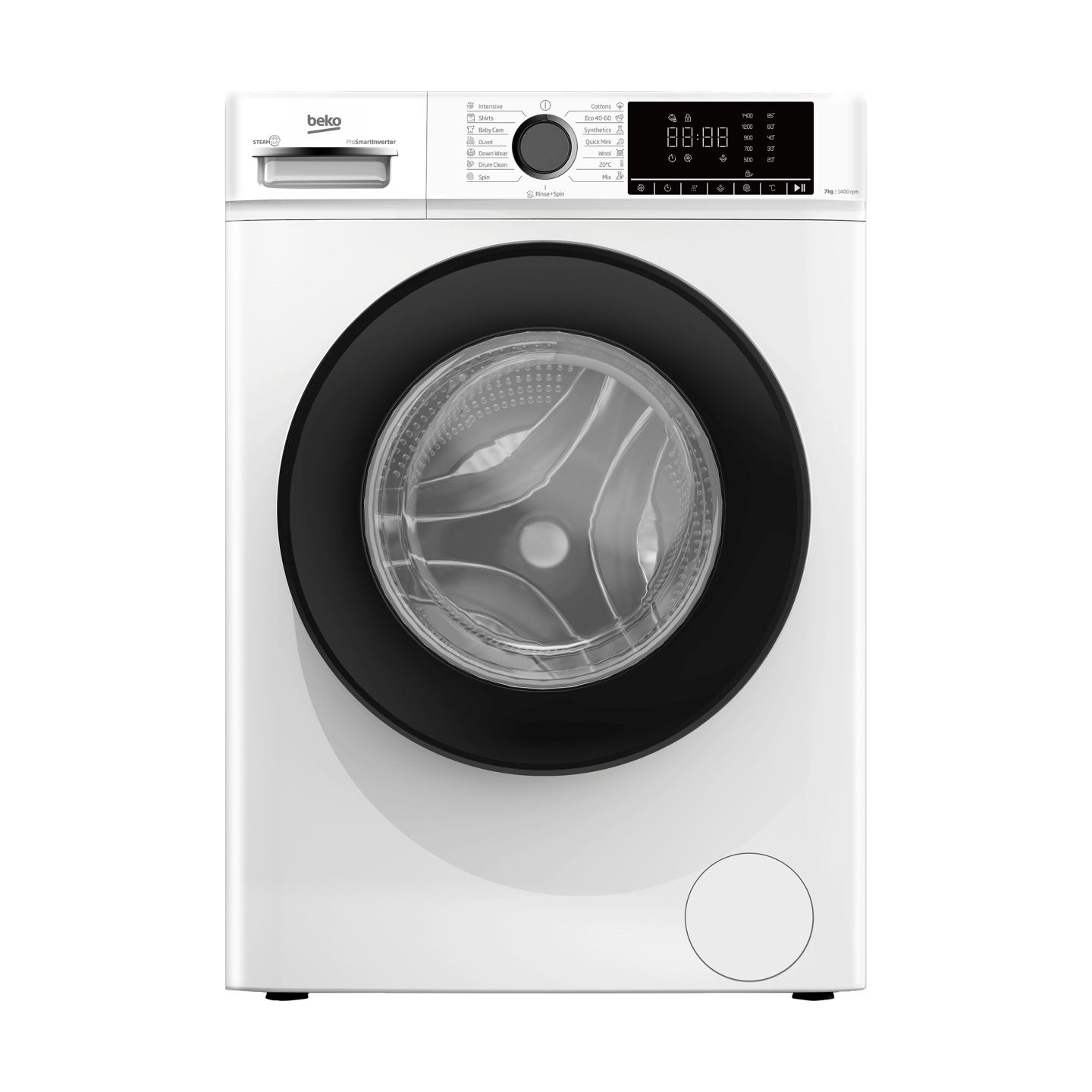 Beko Washing machine B1WFM2741WBEE, 7kg, Energy class A, 1400 rpm, Depth 52 cm / B1WFM2741WBEE