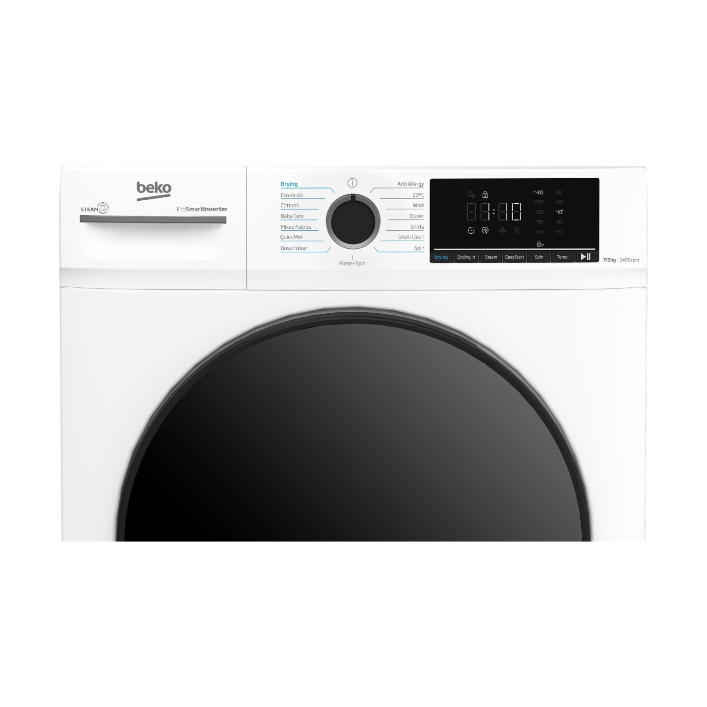Beko Washing machine - Dryer BMM5DFO5741W, 1400 rpm, Energy class D, 7kg - 5kg, Depth 52 cm, Inverter motor / BMM5DFO5741W