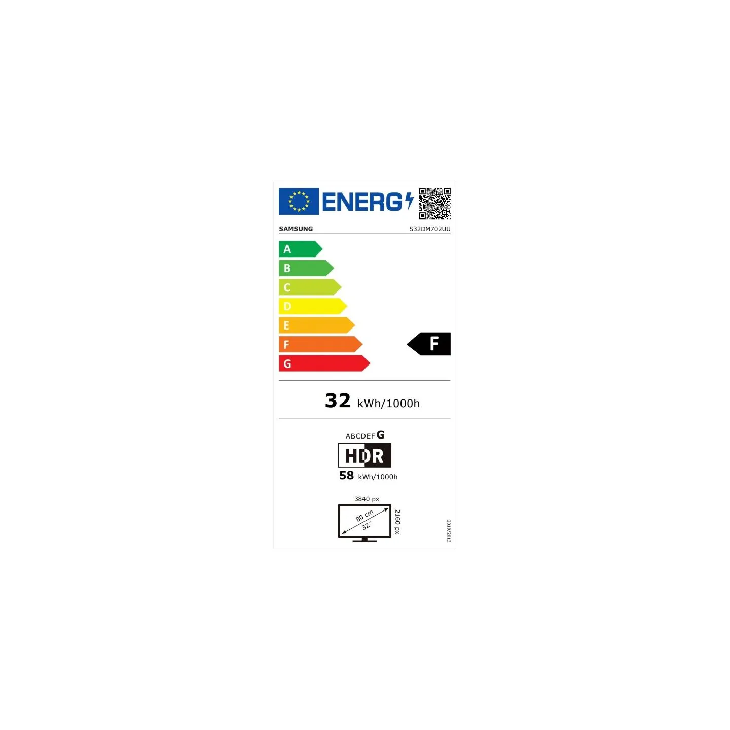 Samsung | LS32DM702UUXDU | 32 " | VA | 16:9 | 60 Hz | 4 ms | 3840 x 2160 pixels | 300 cd/m² | HDMI ports quantity 2 | Black