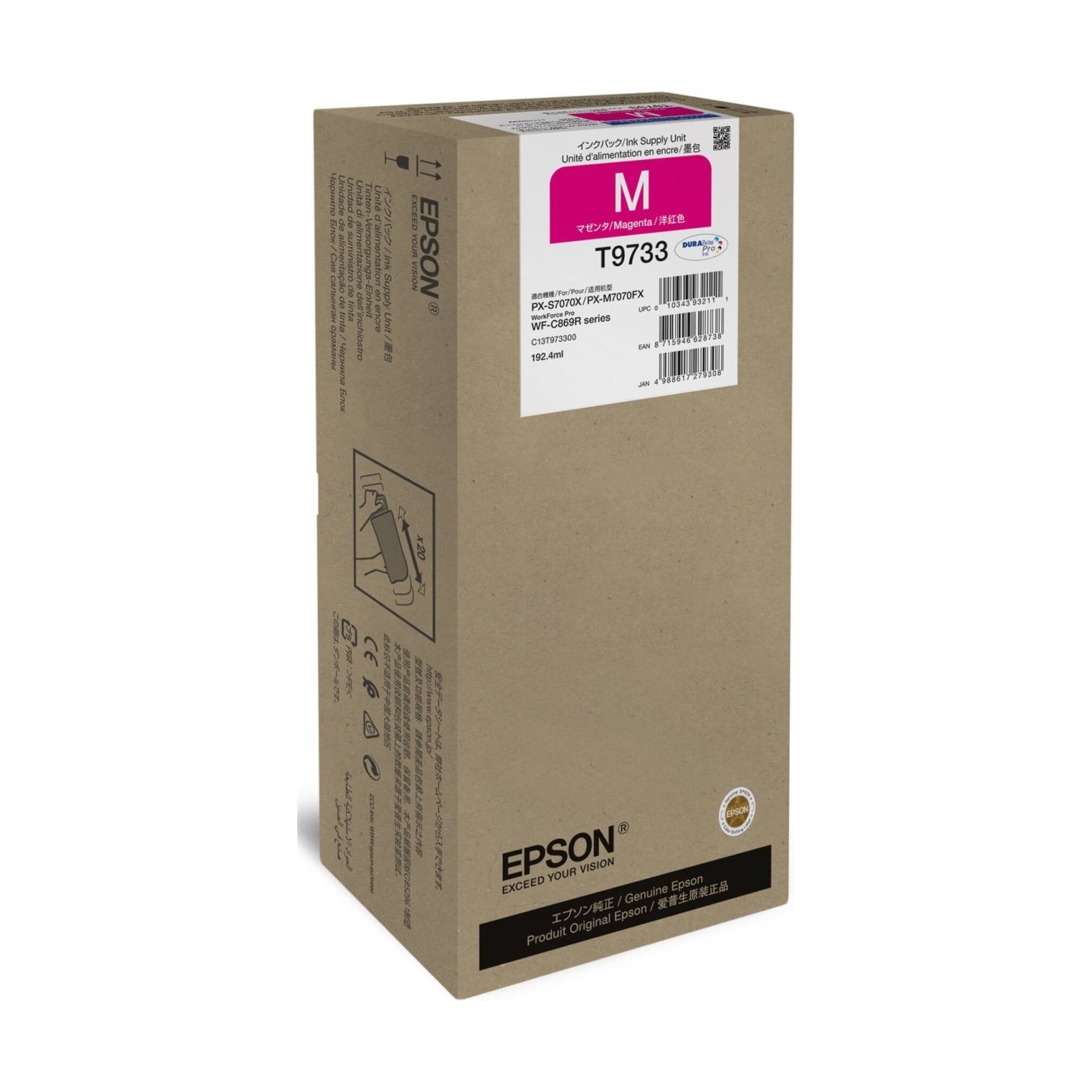 Epson WorkForce Pro XL Ink Supply Unit | WF-C869R | Ink pack | Magenta