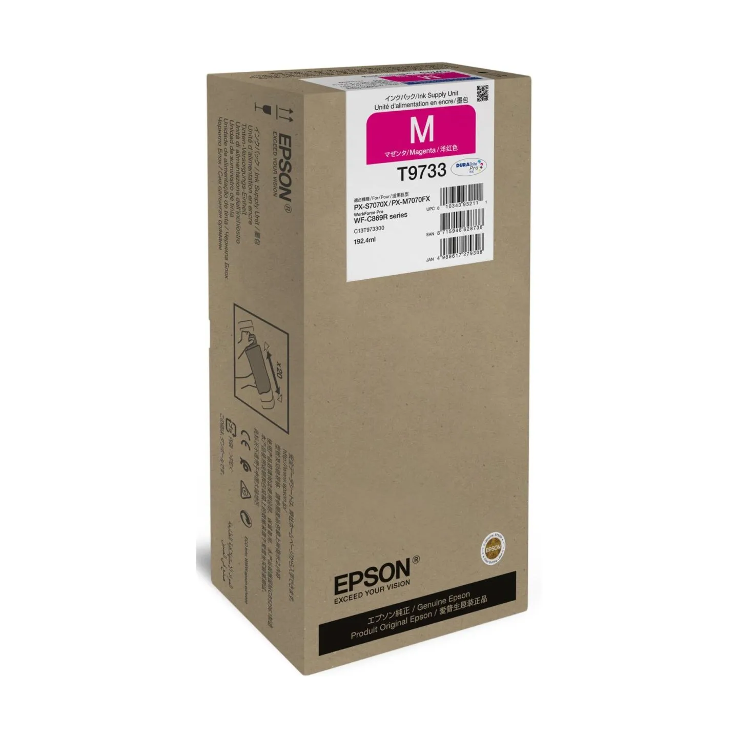 Epson WorkForce Pro XL Ink Supply Unit | WF-C869R | Ink pack | Magenta