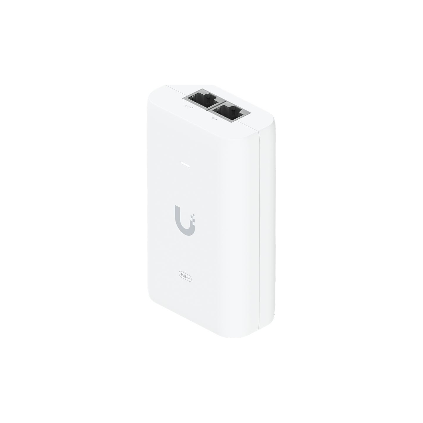 Ubiquiti PoE++ Adapter; Delivers up to 60W of PoE++; Surge, peak pulse, and overcurrent protection; Contains RJ45 data input, AC