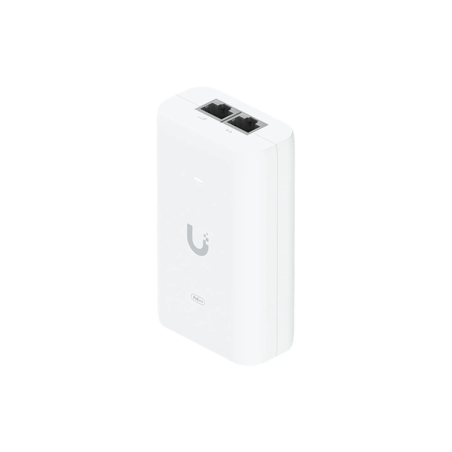 Ubiquiti PoE++ Adapter; Delivers up to 60W of PoE++; Surge, peak pulse, and overcurrent protection; Contains RJ45 data input, AC