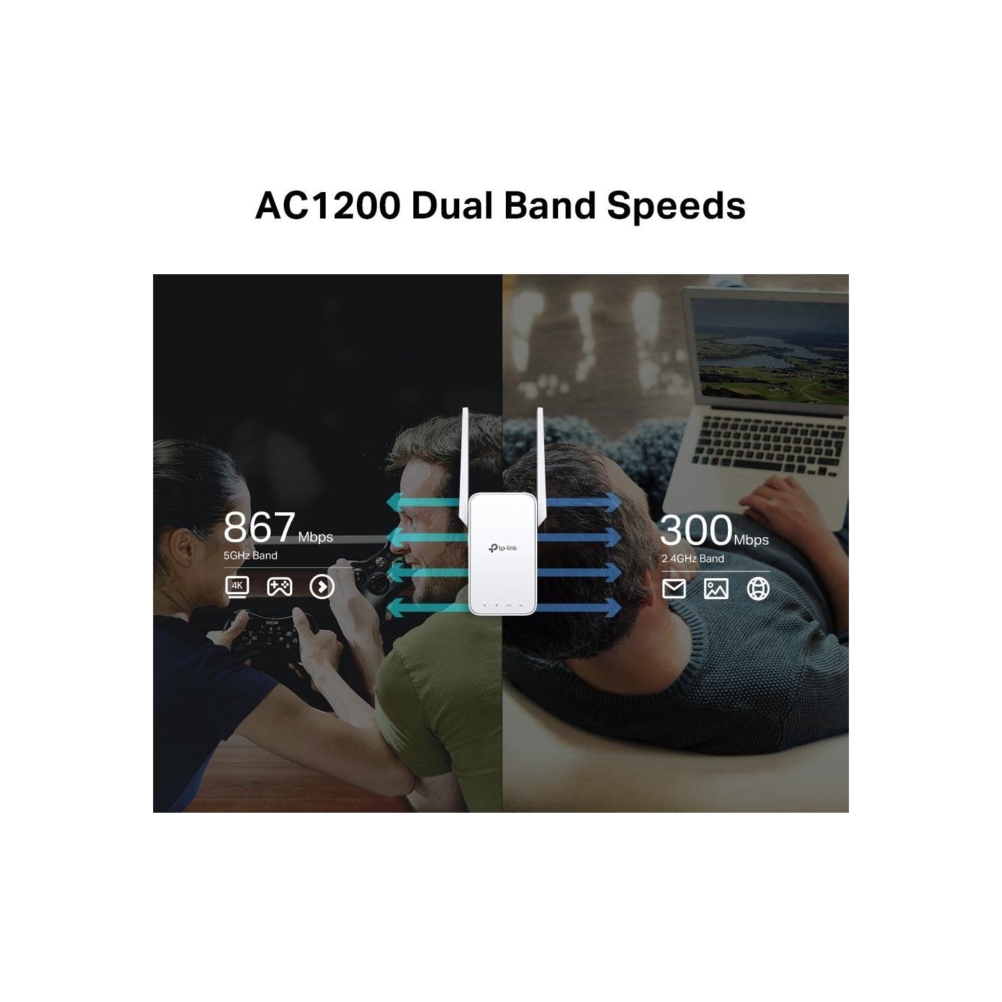 Tp-Link RE315 AC1200 Mesh Wi-Fi Range Extender | TP-LINK