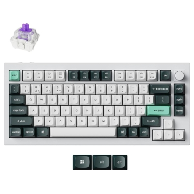 Keychron KEYBOARD WRL Q1 HE RGB/SHELL WHITE Q1H-P1 KEYCHRON