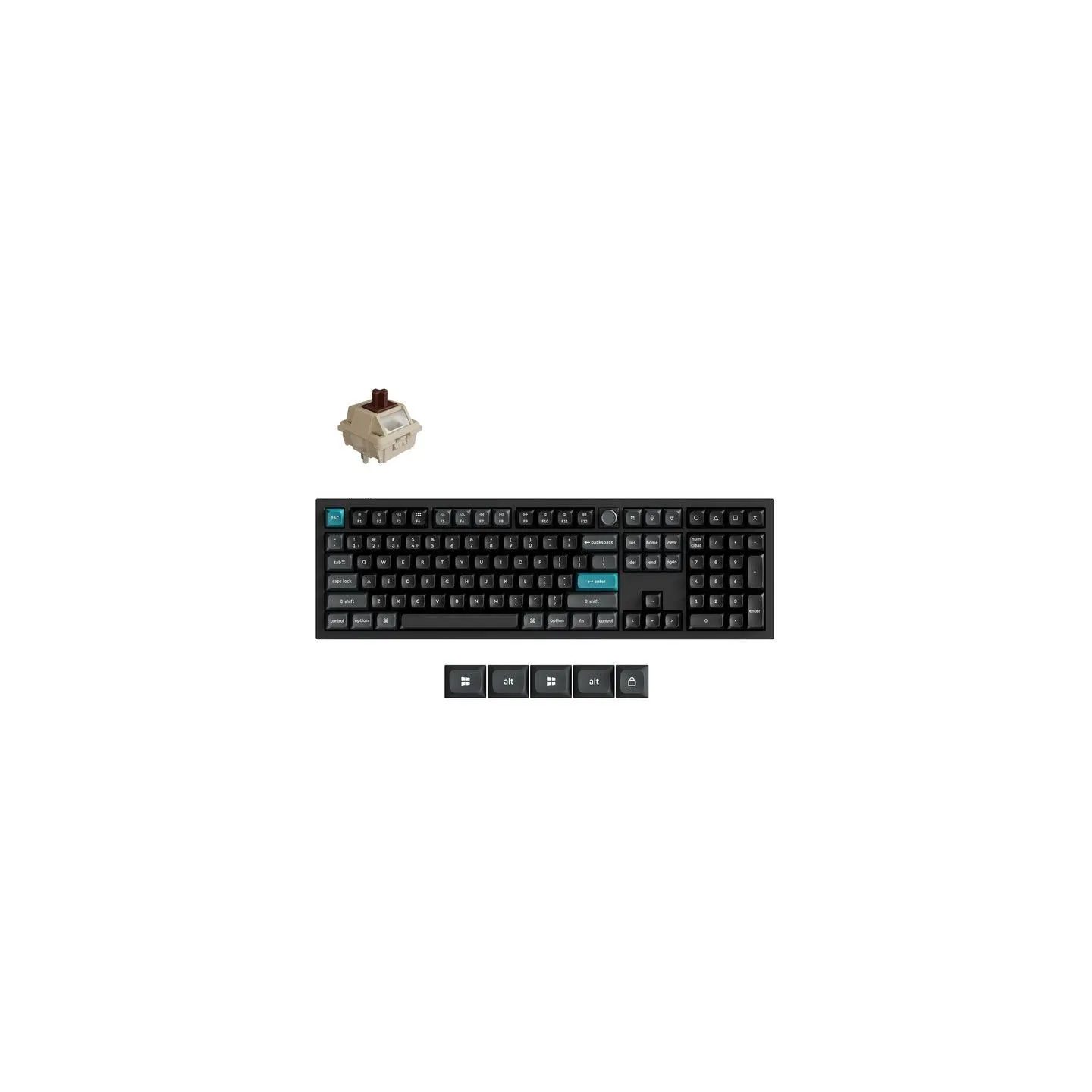Keychron KEYBOARD WRL Q6 ULTRA/BLACK Q6U-M3 KEYCHRON