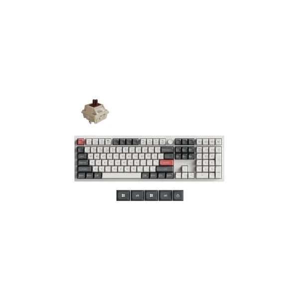 Keychron KEYBOARD WRL Q6 ULTRA/WHITE Q6U-P3 KEYCHRON