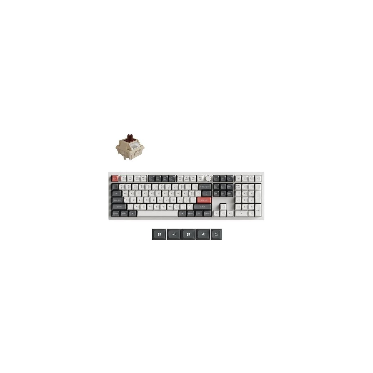 Keychron KEYBOARD WRL Q6 ULTRA/WHITE Q6U-P3 KEYCHRON