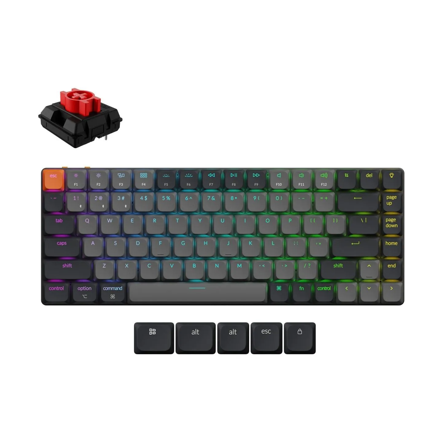 Keychron KEYBOARD WRL K3 RGB/BLACK K3X-B1 KEYCHRON