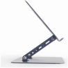 Gembird | Foldable Notebook Riser Stand | NBS-D1-04 | Fits up to size 11-15.6 " | Notebook Stand | Spacegrey