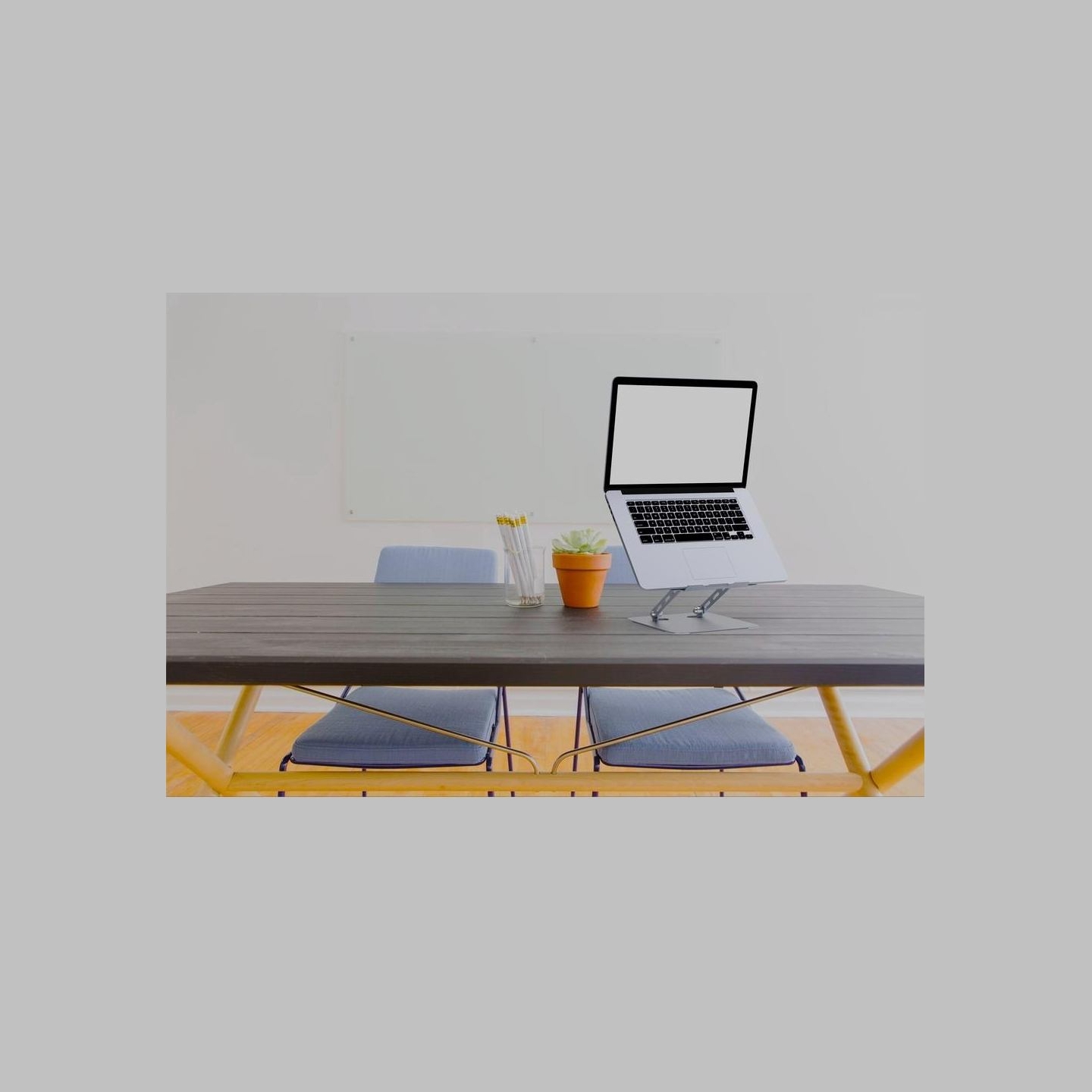 Gembird | Foldable Notebook Riser Stand | NBS-D1-04 | Fits up to size 11-15.6 " | Notebook Stand | Spacegrey