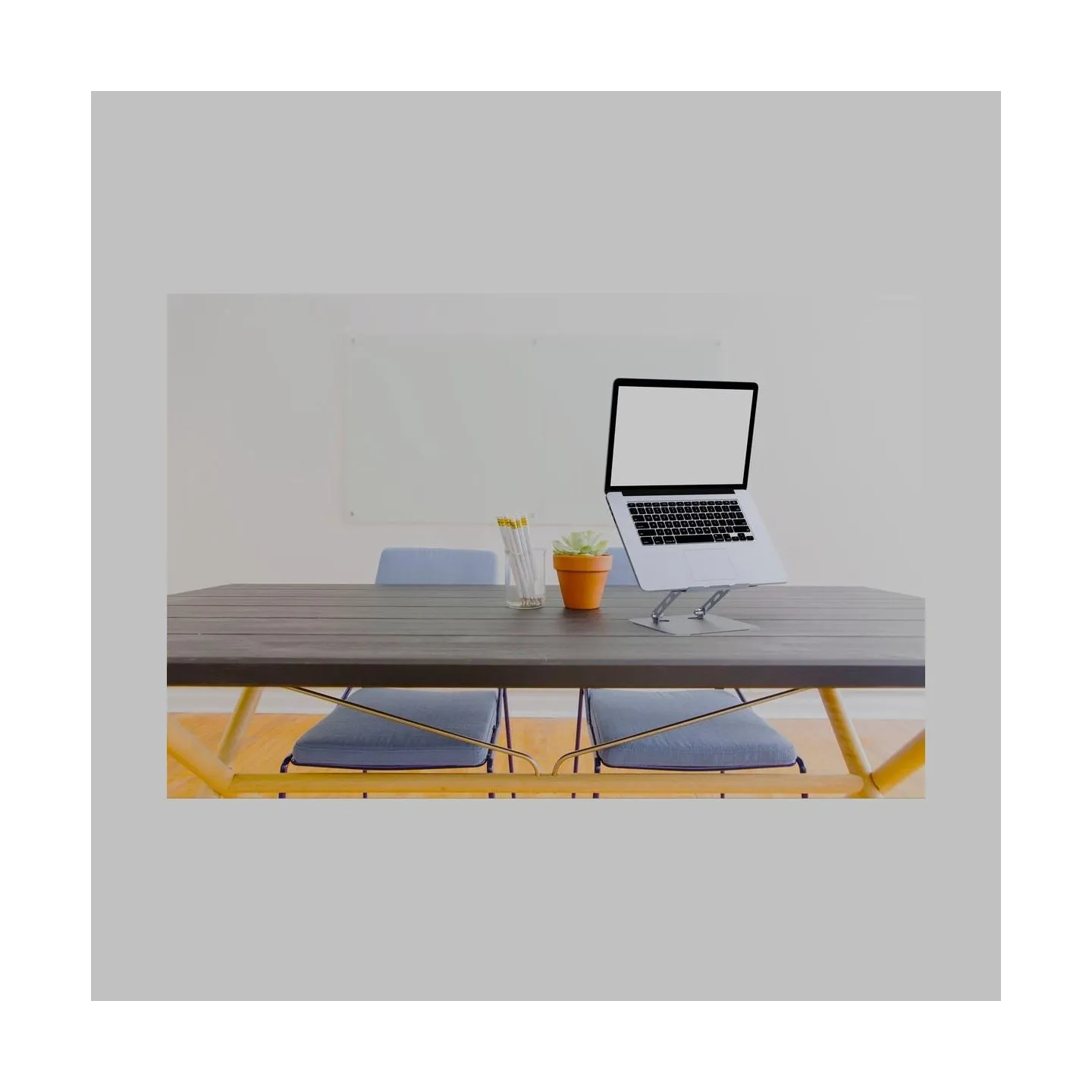 Gembird | Foldable Notebook Riser Stand | NBS-D1-04 | Fits up to size 11-15.6 " | Notebook Stand | Spacegrey