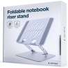 Gembird | Foldable Notebook Riser Stand | NBS-D1-04 | Fits up to size 11-15.6 " | Notebook Stand | Spacegrey