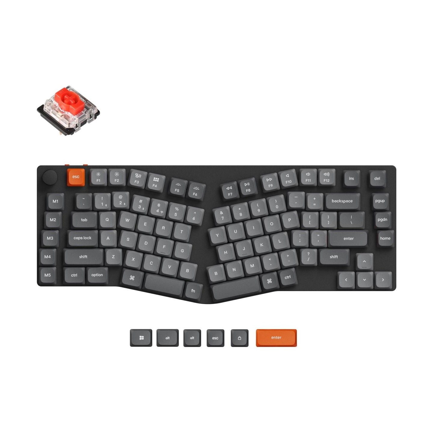 Keychron KEYBOARD WRL K15 MAX/BLACK K15M-A1 KEYCHRON