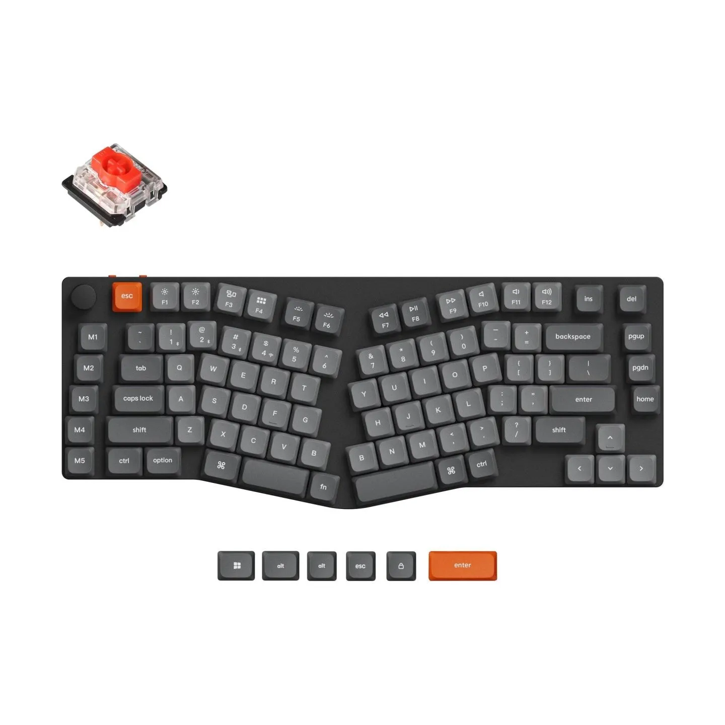 Keychron KEYBOARD WRL K15 MAX/BLACK K15M-A1 KEYCHRON