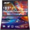Acer PD19F 47cm 18.5'' FHD Dual Portable IPS 100Hz 16:9 4ms (GTG) 250nits HDMI 2xType-C MM Audio Out EU Black H.cable x1 U.cable