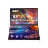 Acer PD19F 47cm 18.5'' FHD Dual Portable IPS 100Hz 16:9 4ms (GTG) 250nits HDMI 2xType-C MM Audio Out EU Black H.cable x1 U.cable