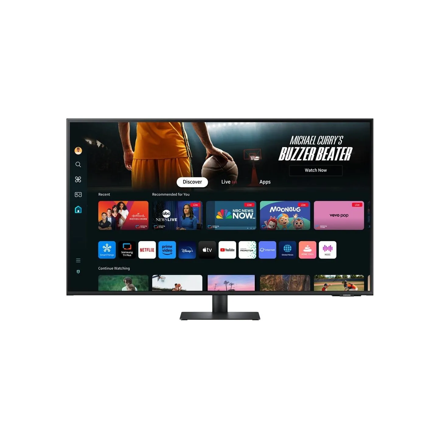Samsung | LS43DM702UUXDU | 43 " | VA | 4K | 16:9 | 60 Hz | 4 ms | 3840 x 2160 pixels | 300 cd/m² | HDMI ports quantity 2 | Black