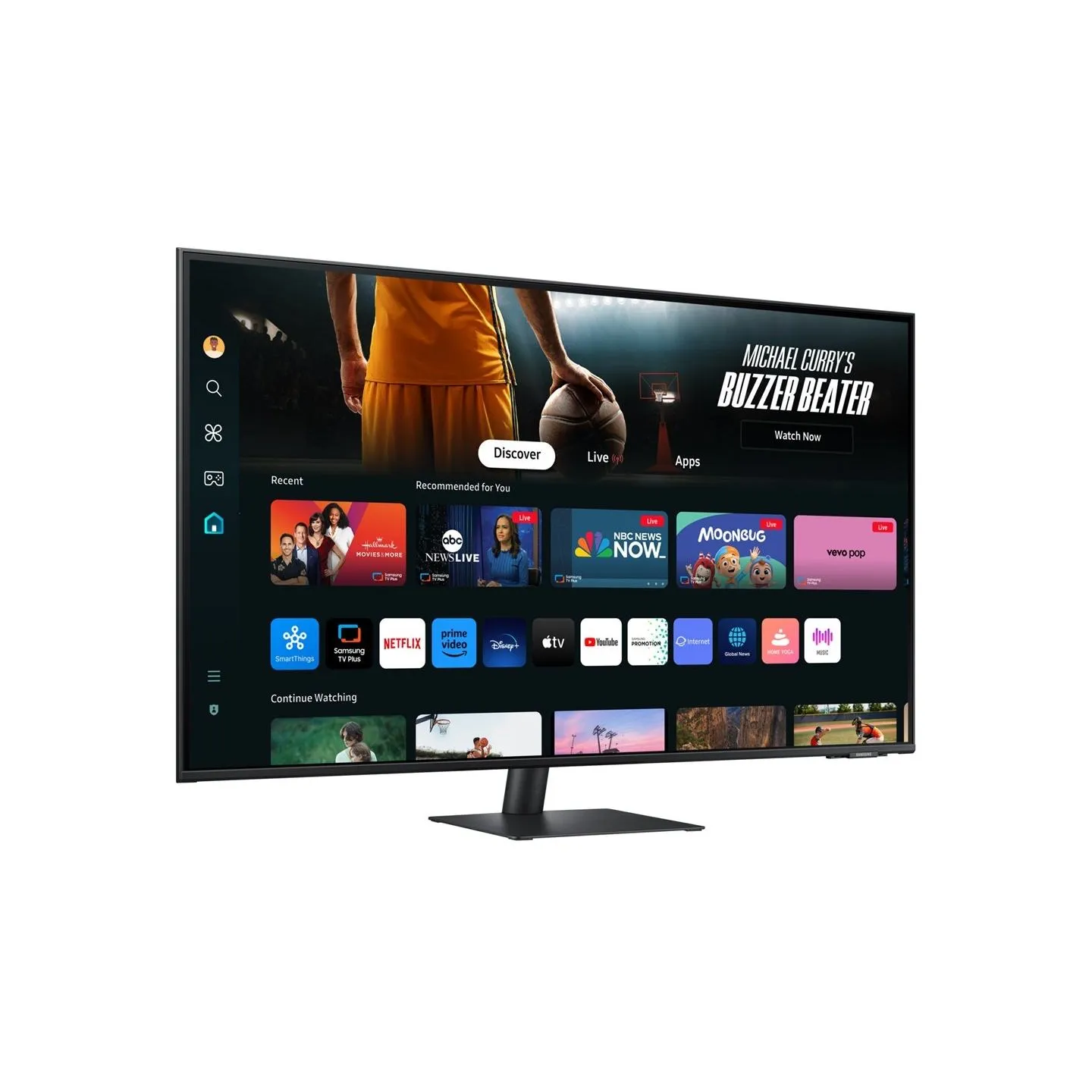 Samsung | LS43DM702UUXDU | 43 " | VA | 4K | 16:9 | 60 Hz | 4 ms | 3840 x 2160 pixels | 300 cd/m² | HDMI ports quantity 2 | Black