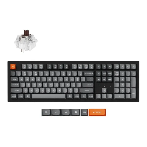 Keychron KEYBOARD WRL K10 MAX RGB/BLACK K10M-H3 KEYCHRON