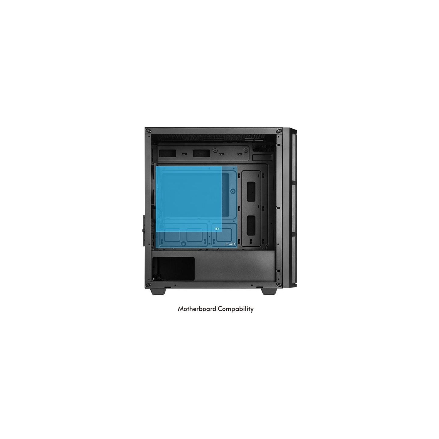 Chieftec Case|CHIEFTEC|Pro mini|MidiTower|MicroATX|MiniITX|Colour Black|AZ-01B-OP