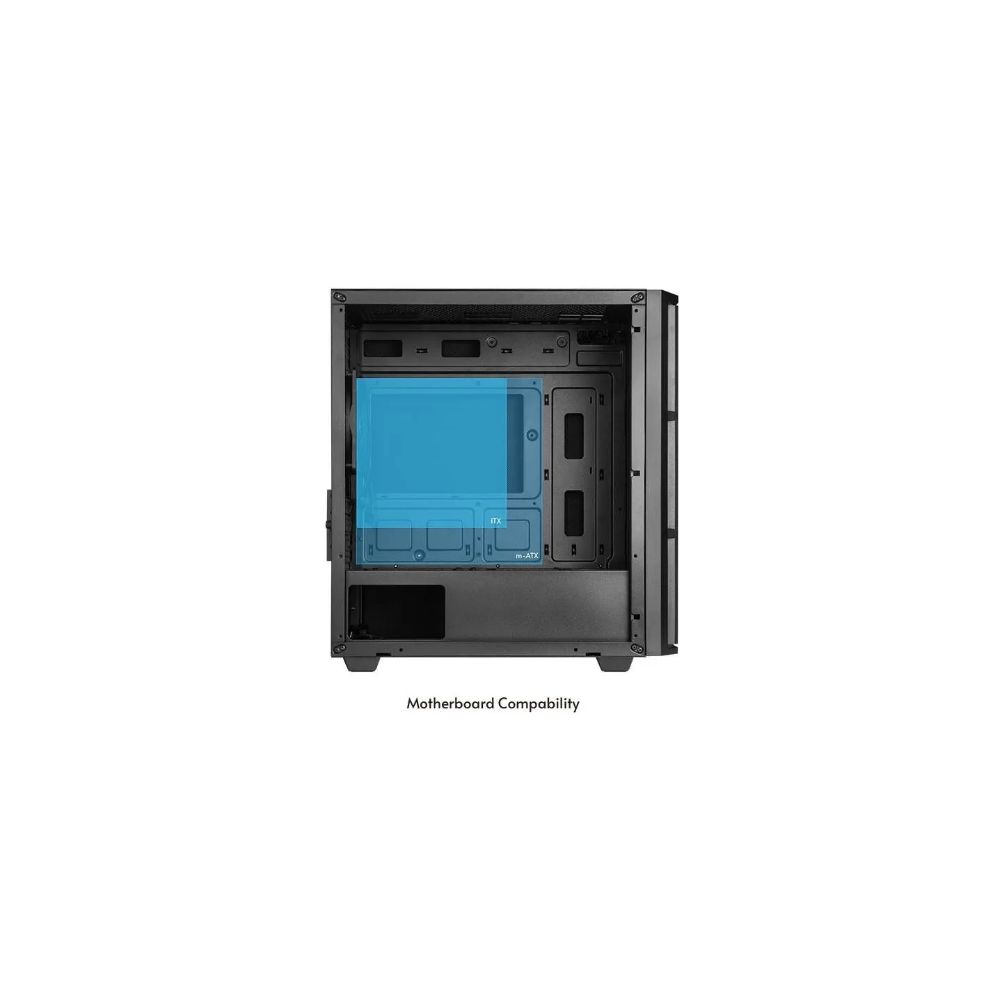 Chieftec Case|CHIEFTEC|Pro mini|MidiTower|MicroATX|MiniITX|Colour Black|AZ-01B-OP