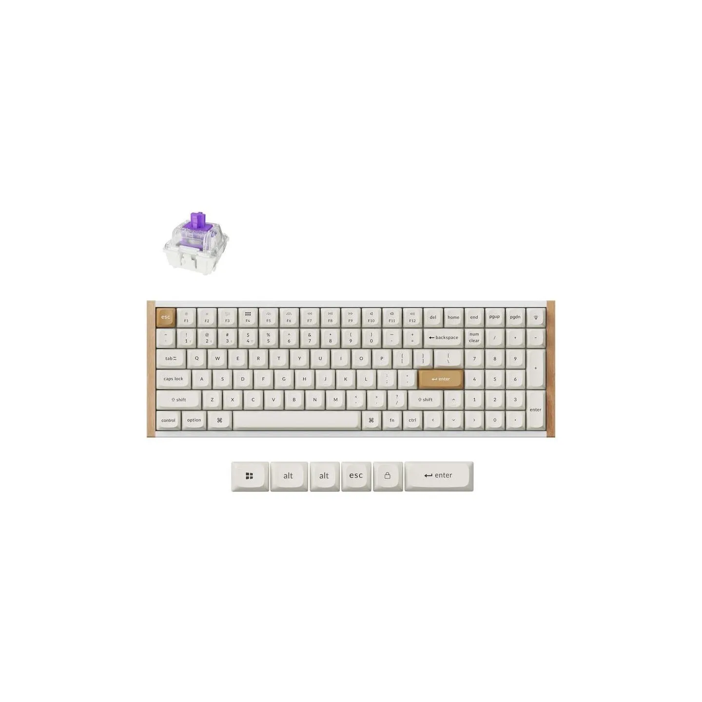 Keychron KEYBOARD WRL K4 HE SPECIAL ED/WHITE K4H-Q1 KEYCHRON