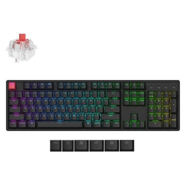 Keychron KEYBOARD WRL K10 RGB/BLACK K10X-J1 KEYCHRON