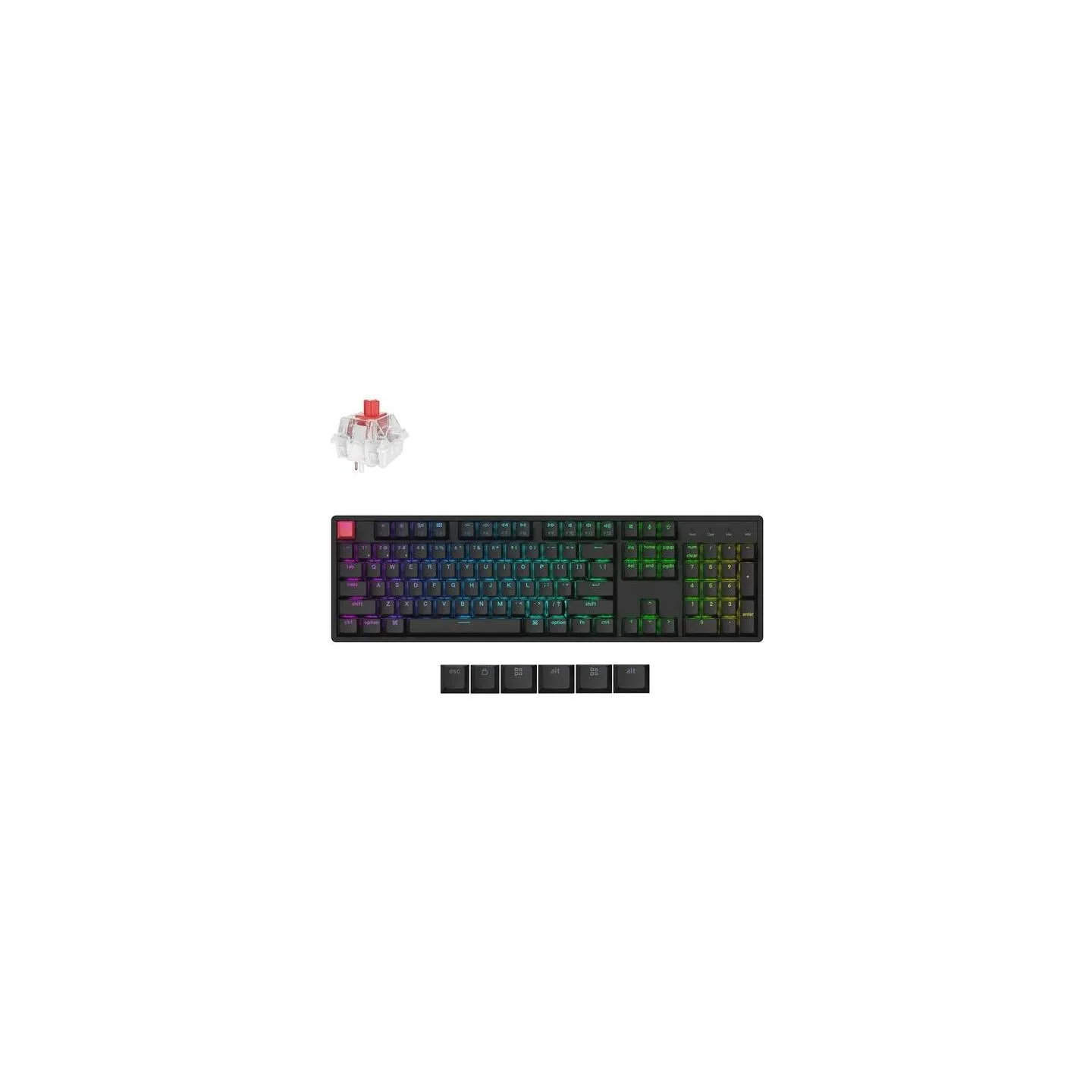 Keychron KEYBOARD WRL K10 RGB/BLACK K10X-J1 KEYCHRON