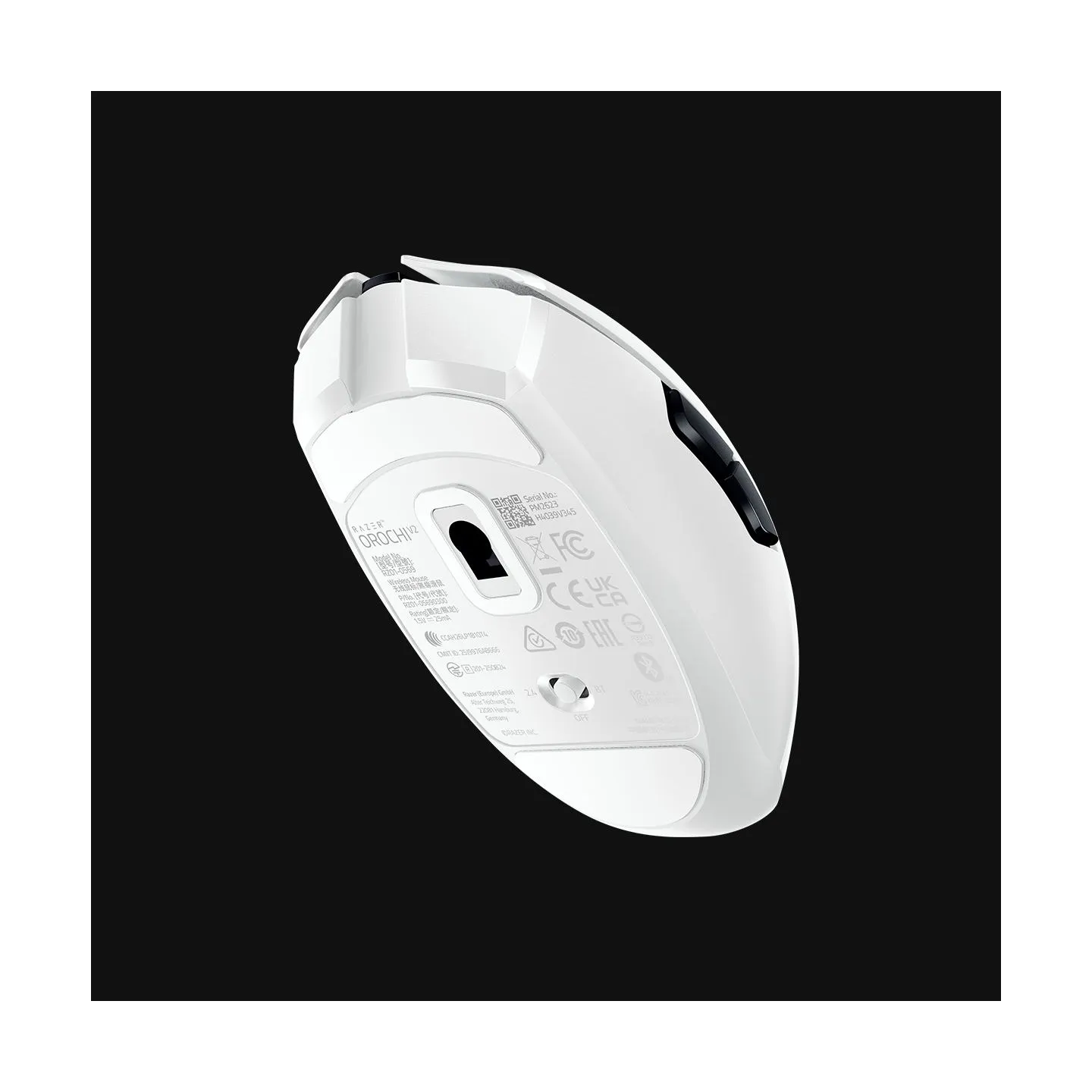 Razer Orochi V2 | Gaming Mouse | White | 2.4 GHz, Bluetooth