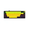 Lorgar KBP70MW, Wireless 65% Mechanical Gaming Keyboard Pro, Black/yellow, EN layout