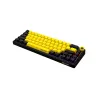 Lorgar KBP70MW, Wireless 65% Mechanical Gaming Keyboard Pro, Black/yellow, EN layout
