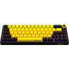 Lorgar KBP70MW, Wireless 65% Mechanical Gaming Keyboard Pro, Black/yellow, EN layout