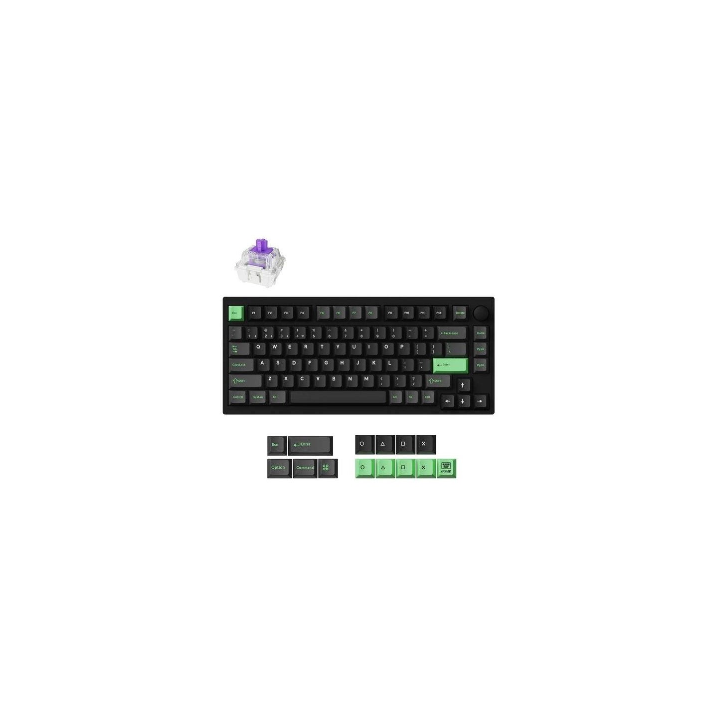 Keychron KEYBOARD WRL P1 HE RGB/BLACK P1H-M1Z KEYCHRON