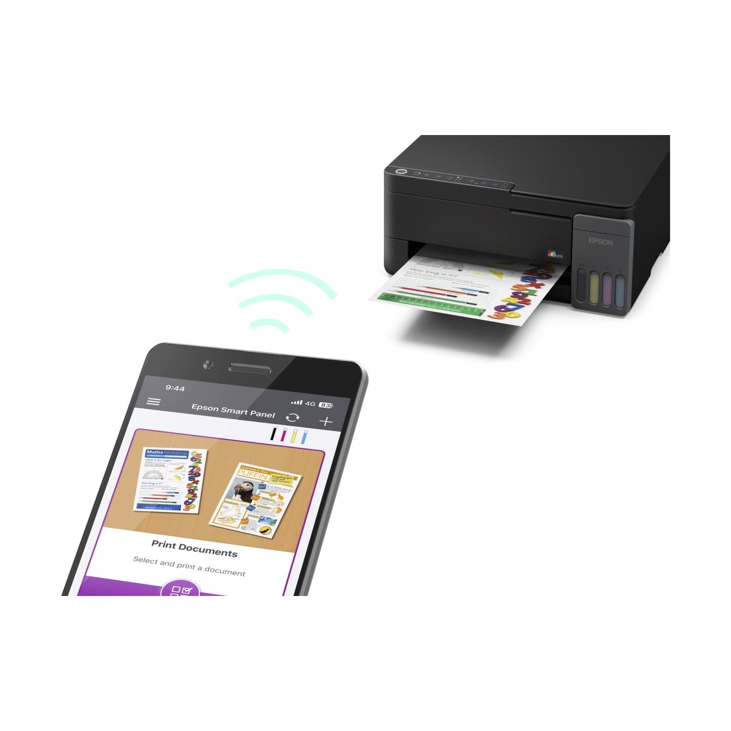 Epson EcoTank | L3350 | Inkjet | Colour | Multifuction Printer | A4 | Wi-Fi | Black