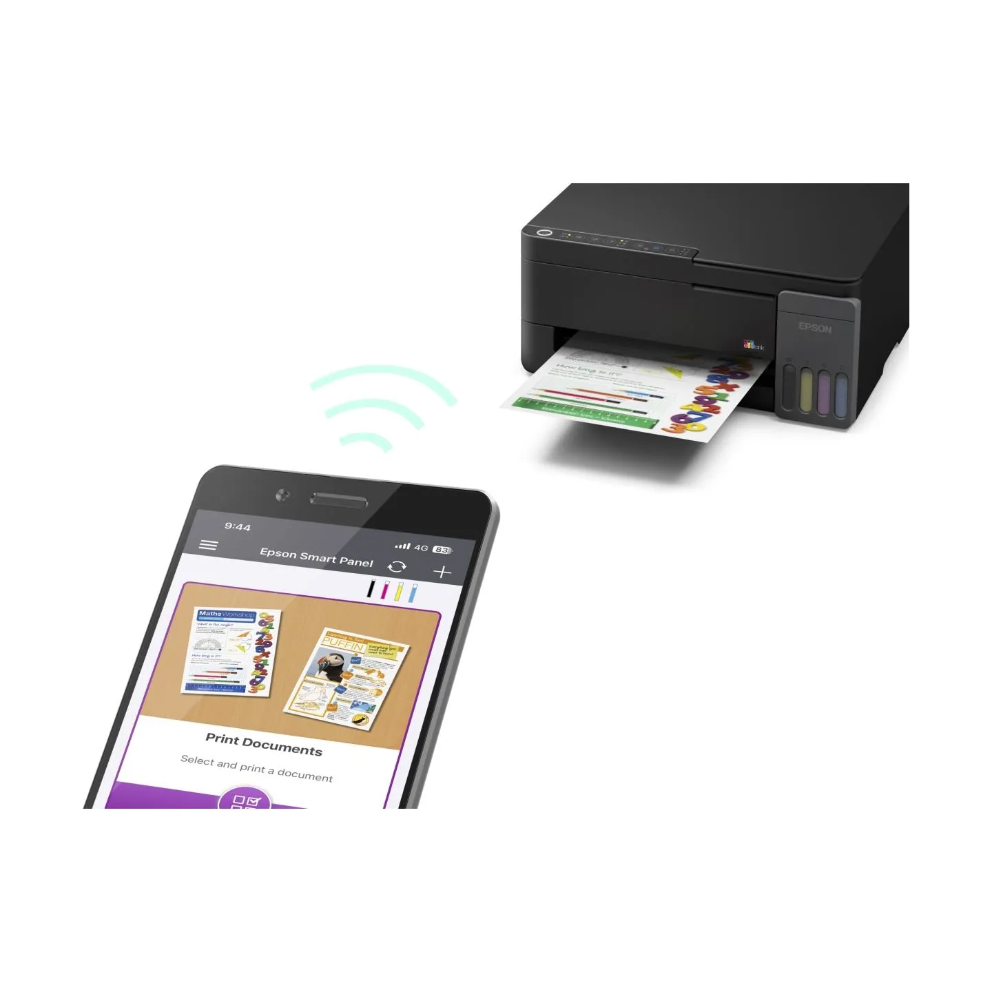 Epson EcoTank | L3350 | Inkjet | Colour | Multifuction Printer | A4 | Wi-Fi | Black