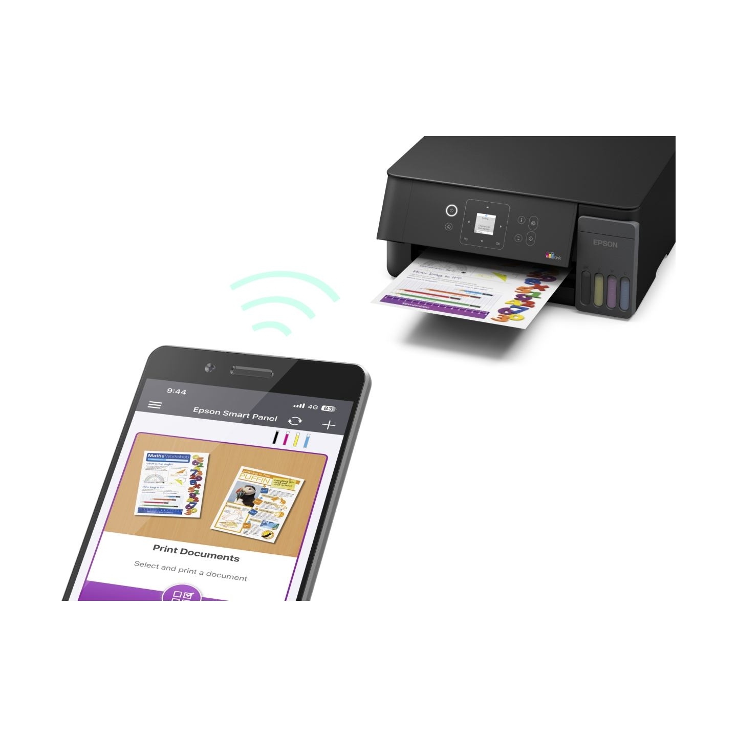 Epson EcoTank | L3360 | Inkjet | Colour | Multifuction Printer | A4 | Wi-Fi | Black