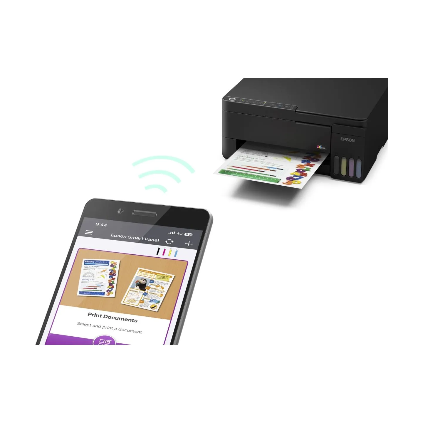 Epson EcoTank | L3352 | Inkjet | Colour | Multifuction Printer | A4 | Wi-Fi | Black