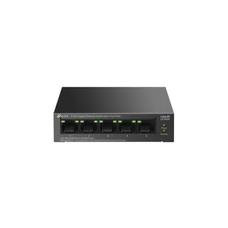 Tp-Link | 5-Port Gigabit Desktop Switch with  4-Port PoE+ | LS105GP | Unmanaged | Desktop