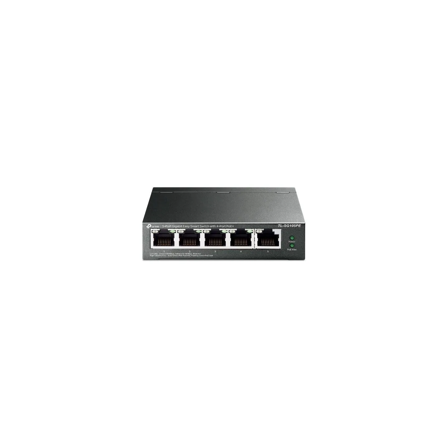 Tp-Link | Switch | TL-SG105PE | Unmanaged | Desktop | PoE+ ports quantity 4 | Power supply type External