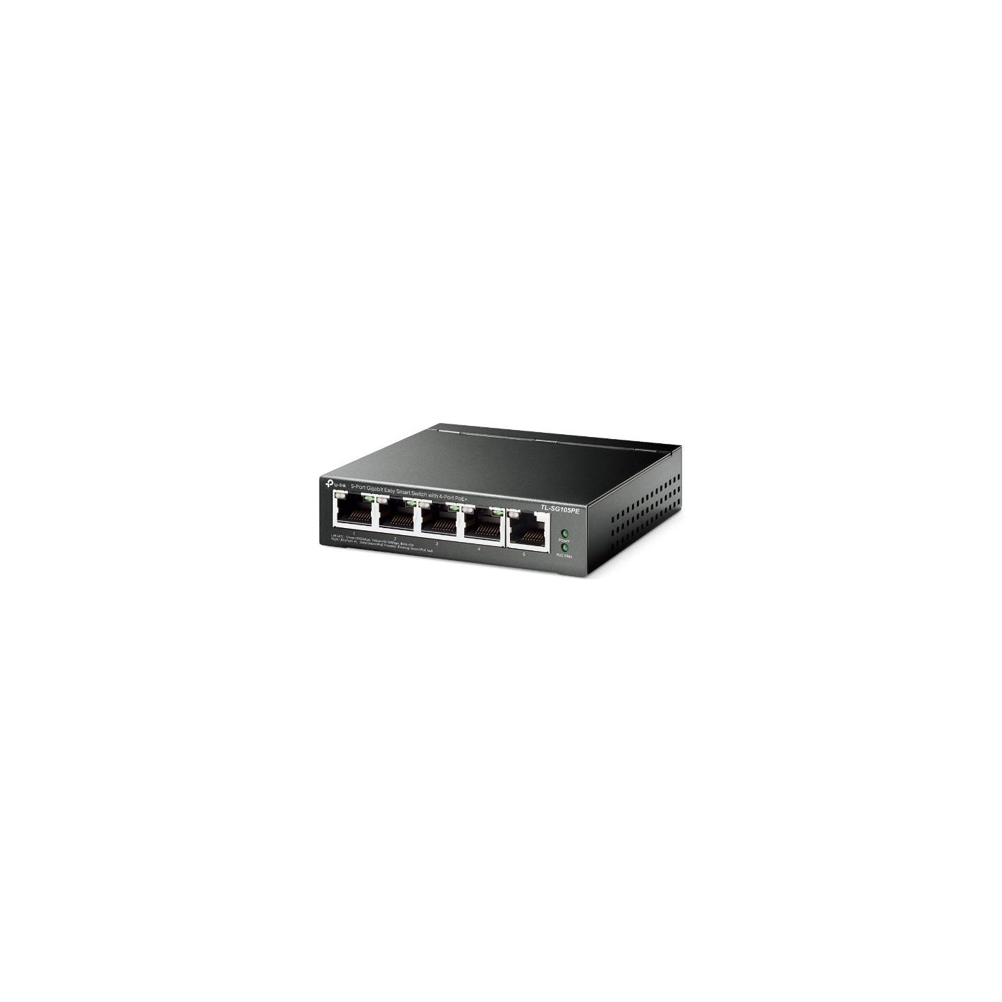 Tp-Link | Switch | TL-SG105PE | Unmanaged | Desktop | PoE+ ports quantity 4 | Power supply type External