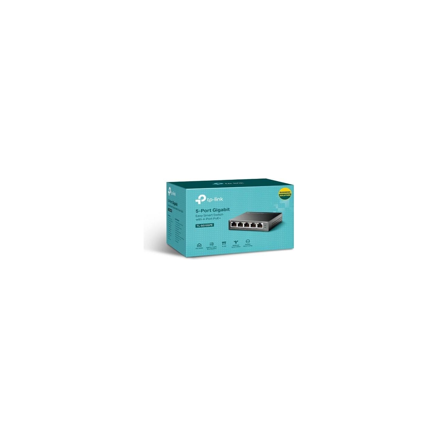 Tp-Link | Switch | TL-SG105PE | Unmanaged | Desktop | PoE+ ports quantity 4 | Power supply type External