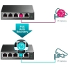 Tp-Link | Switch | TL-SG105PE | Unmanaged | Desktop | PoE+ ports quantity 4 | Power supply type External
