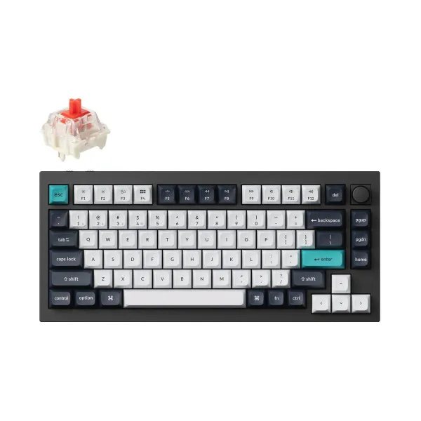 Keychron KEYBOARD WRL Q1 MAX RGB/CARBON BLACK Q1M-M1 KEYCHRON
